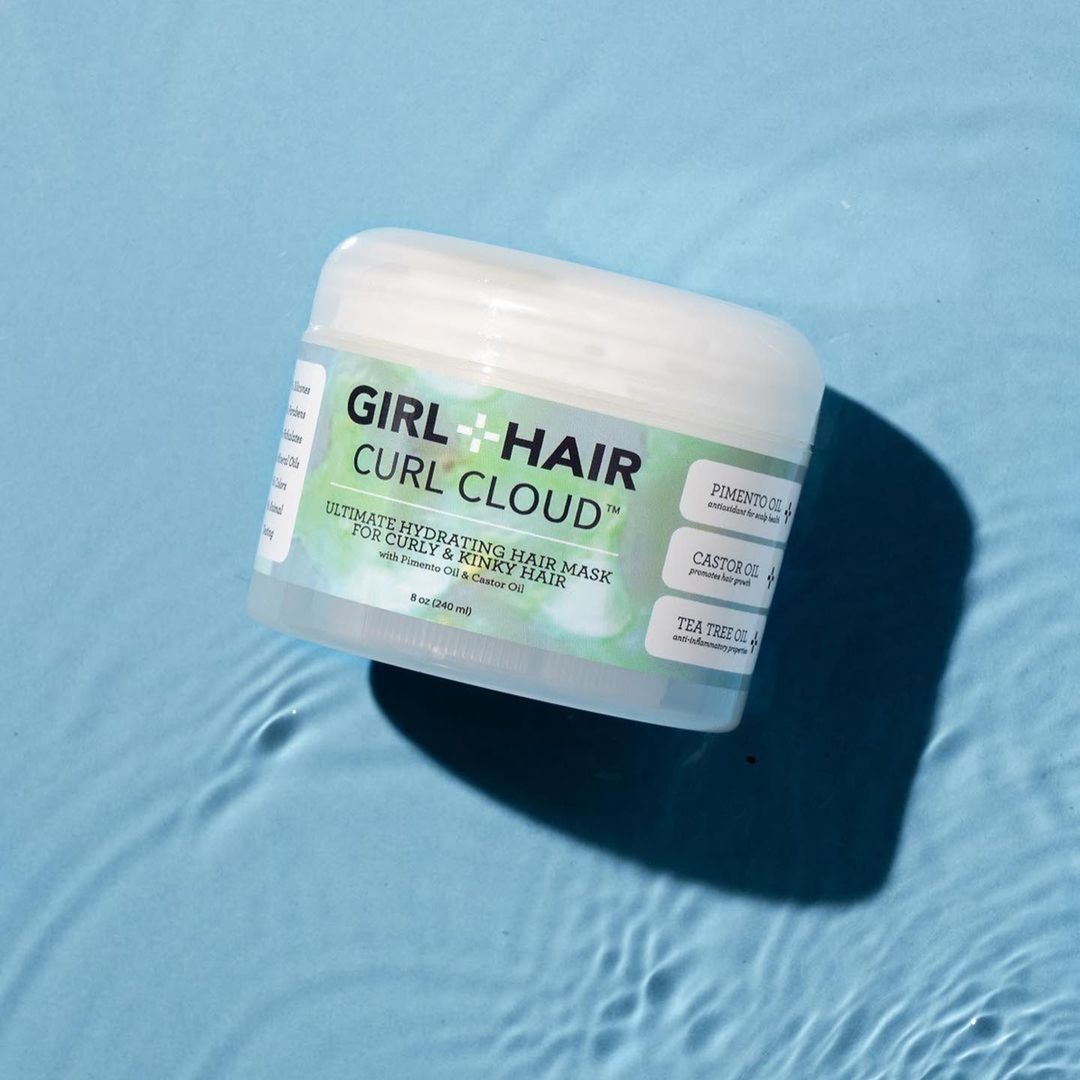 CURL CLOUD Super Hydrating Pimento and Castor Oil Hair Mask